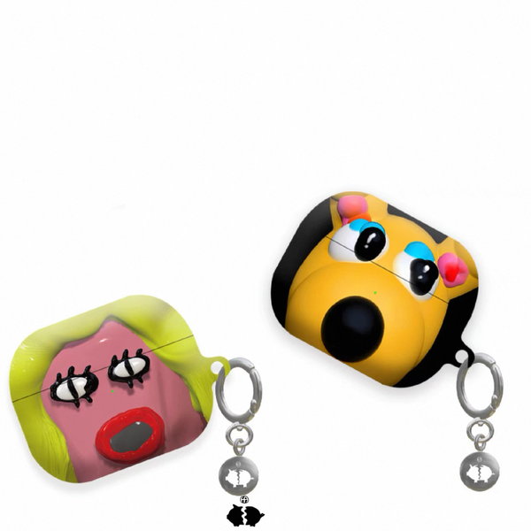【GRACE SNOW & LITTLE YELLOW】Artist Original Hard Case for Apple AirPods – Protective Bluetooth Earbuds Cover