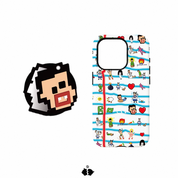 HAKEI【SUNSHINE BOY】Artist-Designed Korean Imported Film Magnetic MagSafe Phone Case & Phone Holder