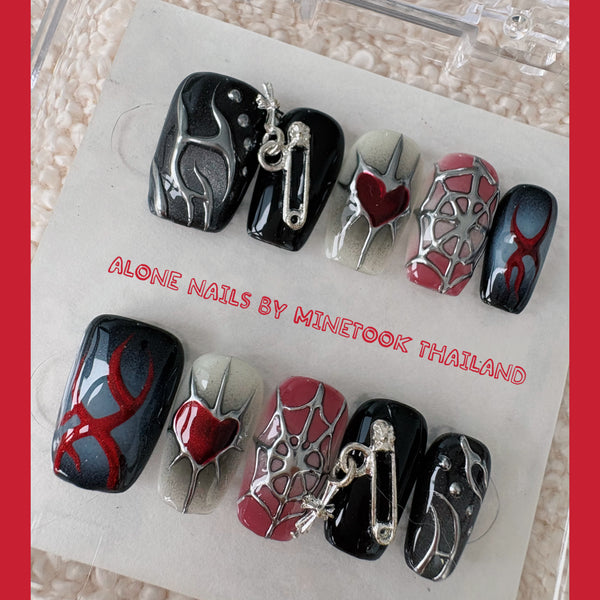 NO.006-Alone Nails By Minetook Thailand