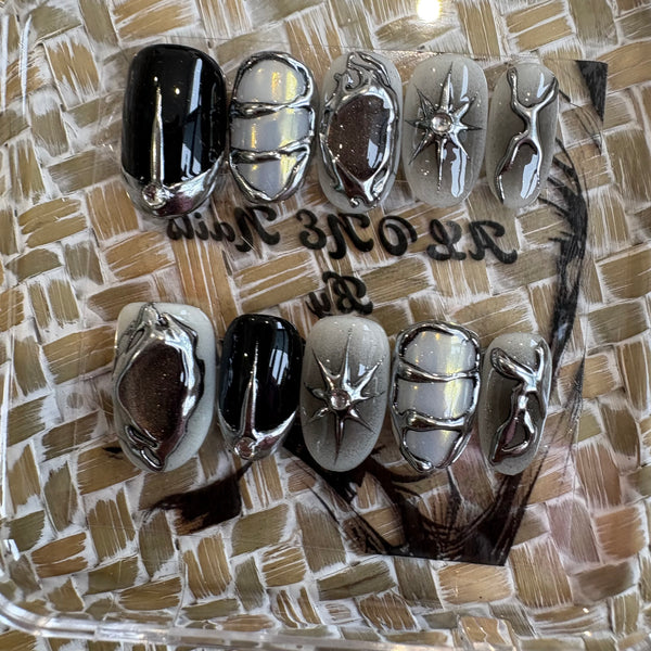 No.134 Alone Nails By Minetook Thailand