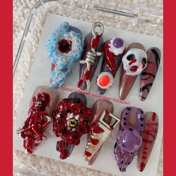NO.011-Alone Nails By Minetook Thailand